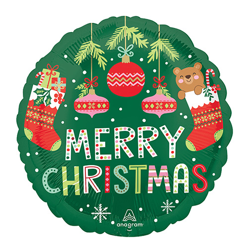 AG17インチ　ベアリークリスマス ANG46925