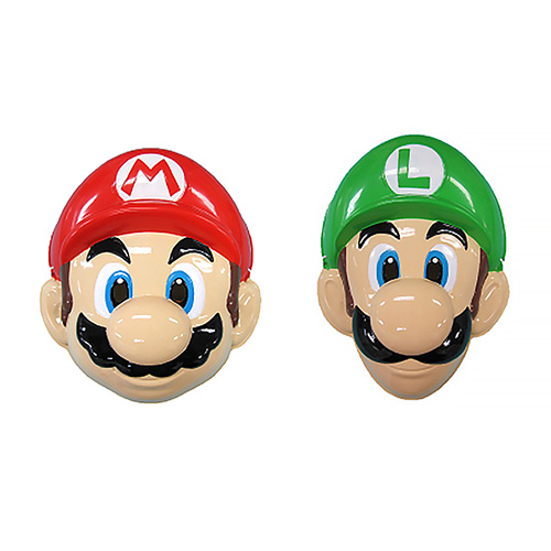 お面 マリオ&ルイージセット （2種・2枚） KISOM65150